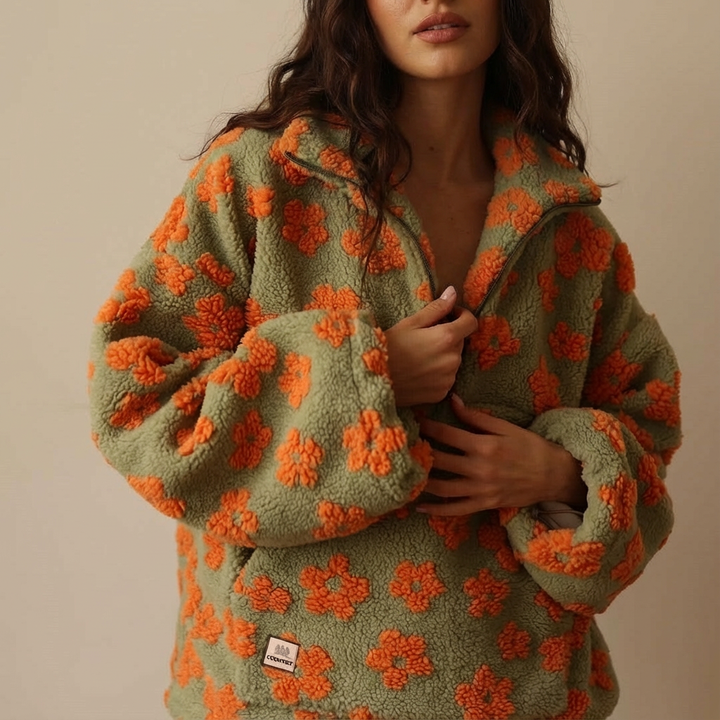 Daisy – Long Sleeve Fleece Hoodie