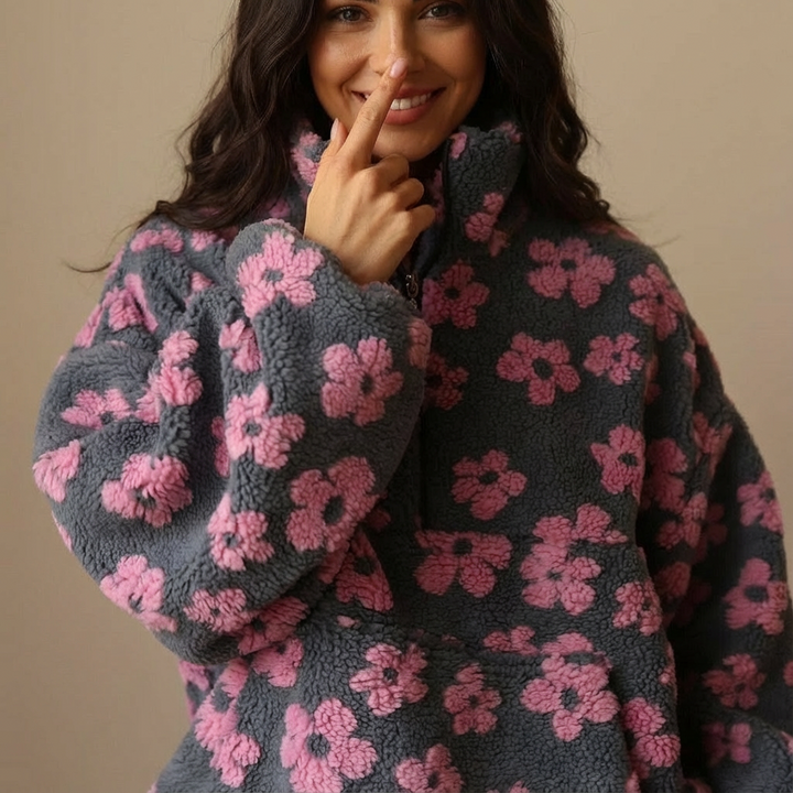 Daisy – Long Sleeve Fleece Hoodie